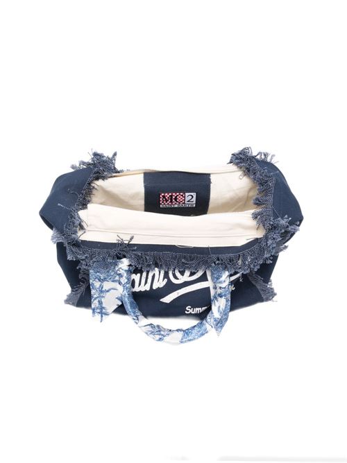 Borsa donna MC2 Saint Barth Vanity blu con foulard MC2 SAINT BARTH | VANITY foulard09850L